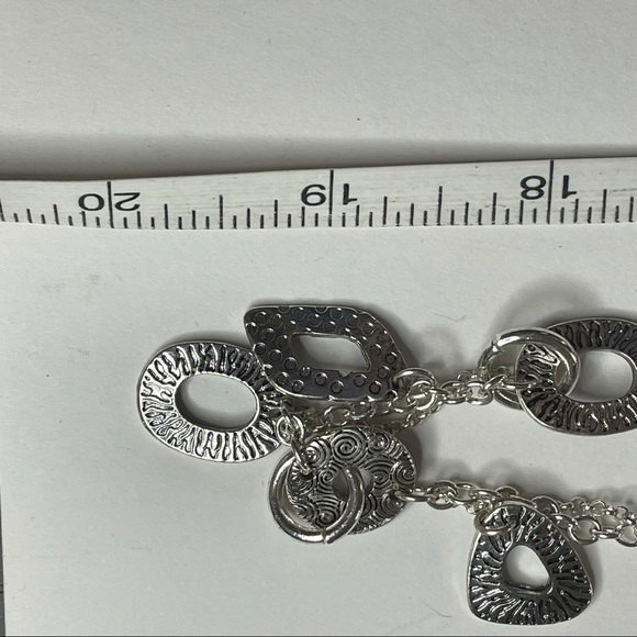 Lia Sophia Silver Tone Long Necklace - Picture 5 of 6